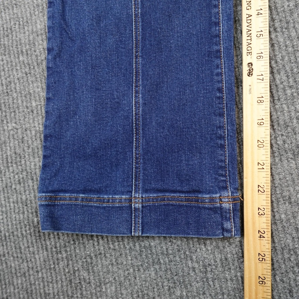 Anthropologie Pilcro The Skipper Jeans Womens 29 Blue High Rise Wide Leg - Picture 8 of 11